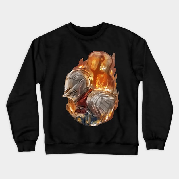 Link the Flame Crewneck Sweatshirt by Kuyuan